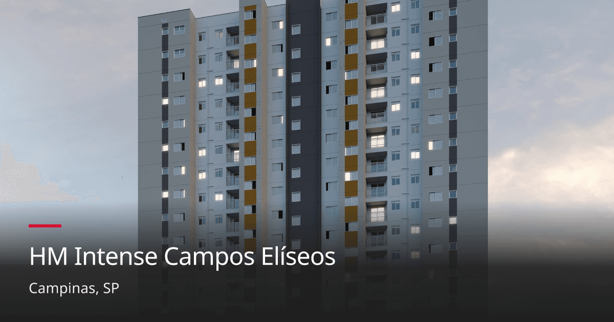 HM - Jardim Campos Elíseos 1 e 2 dorm - Campinas 